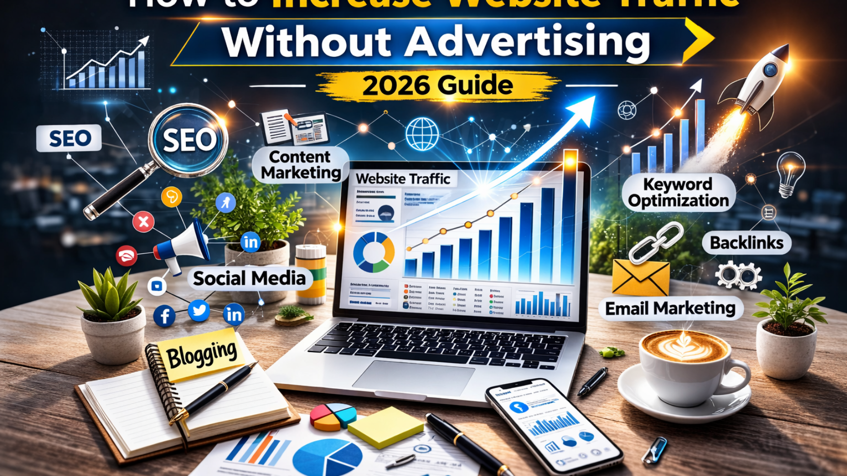 Increase Website Traffic Without Advertising (2026 Guide)