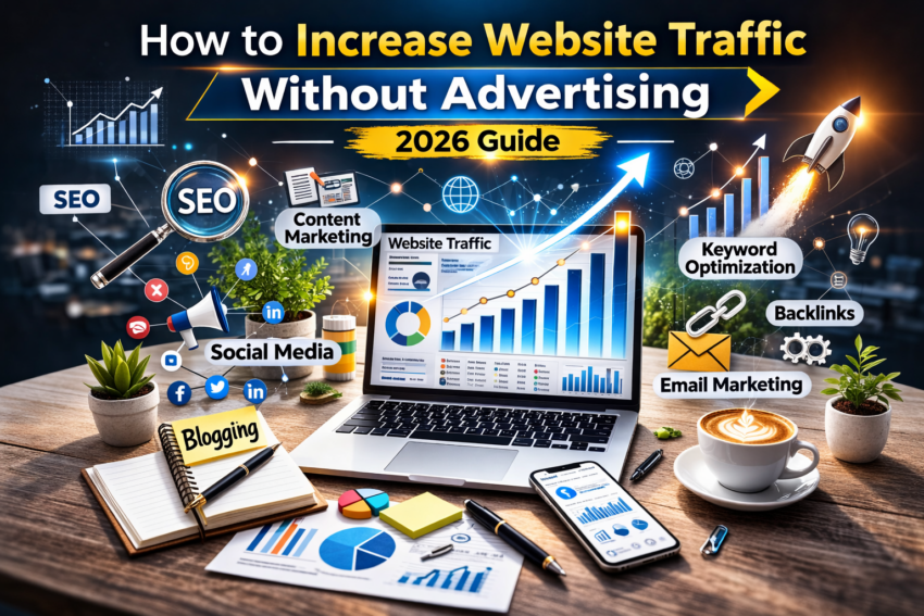 Increase Website Traffic Without Advertising (2026 Guide)