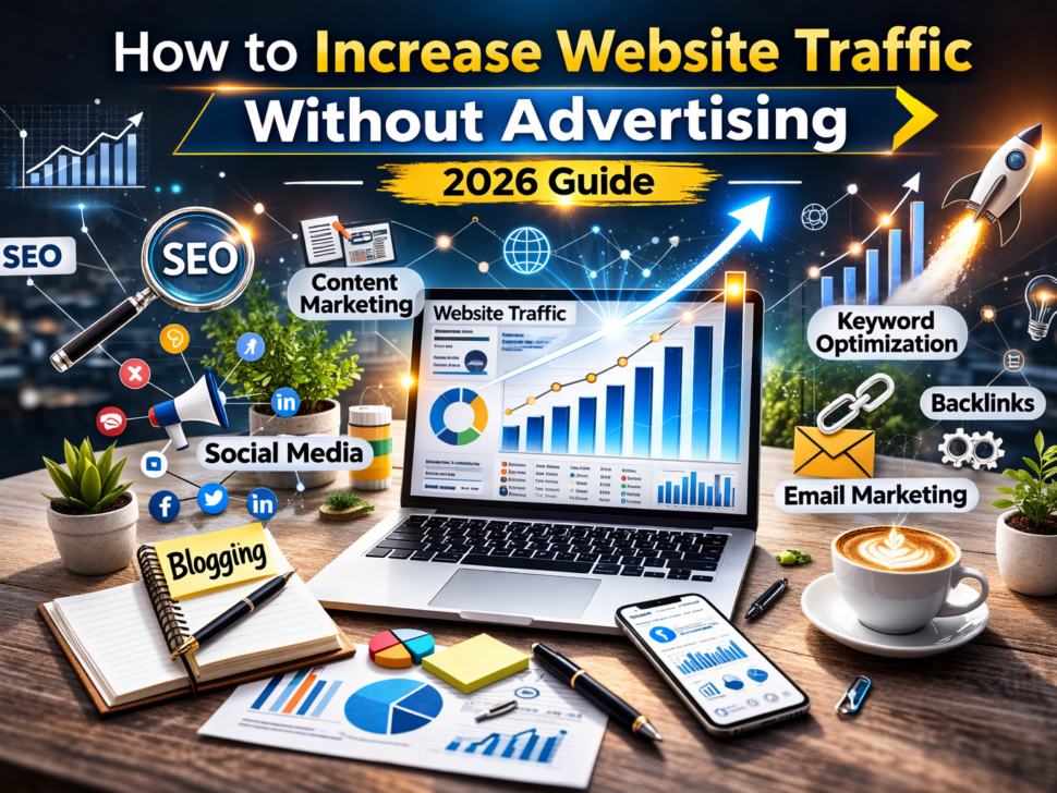Increase Website Traffic Without Advertising (2026 Guide)
